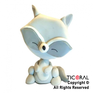 ADORNO ANIMALITO DEL BOSQUE MAPACHE A. PORCELANA FRIA x 1
